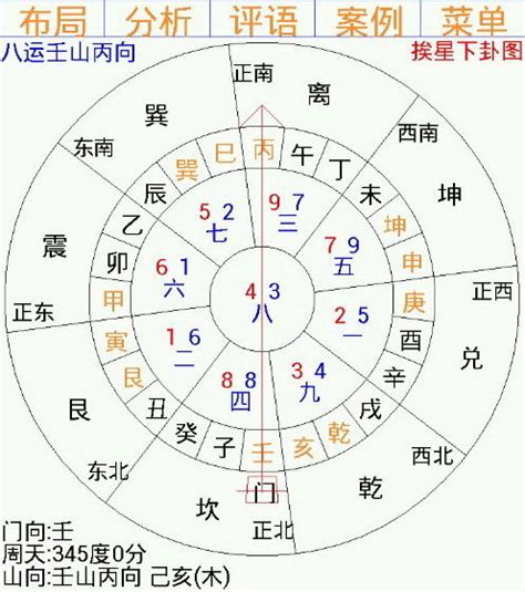 九运飞星盘|玄空飞星排盘,玄空风水排盘,玄空飞星在线排盘